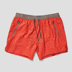 Shorts de course professionnels pour hommes, taille mi-haute, avec fente de 3 pouces, en polyester/nylon, imperméables, respirants, avec cordon de serrage - Product Image 3