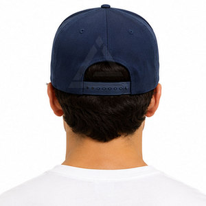 Personalized <b>Flat</b> Brim <b>Hat</b> With Embroidered Logo Area Adjustable Closure Lightweight Casual Sports Headwear For Adults - Product Image 2