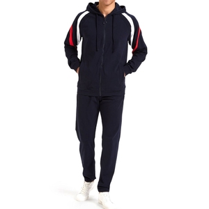 ชุดวอร์มลำลองผู้ชายผลิตจากโรงงาน ชุดออกกำลังกายสวยงามพร้อมโลโก้สั่งทำ ชุดวอร์มผ้าฝ้าย 100% สำหรับผู้ชาย - Product Image 3