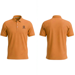 Polo de Manga Corta Negro para Hombre, Logotipo Bordado, Color Sólido, Informal, Transpirable, Tela Oxford, Corte Regular - Product Image 4