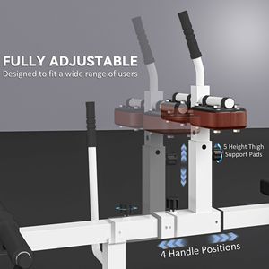 Attrezzo Fitness Regolabile in Acciaio per Calf Raise con Carico a Perno, per Allenamento della Forza delle Gambe, Attrezzatura da Palestra Marrone - Product Image 5