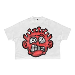 T-shirt graphique surdimensionné personnalisé, streetwear graffiti, mode hip hop, imprimé vintage cartoon, t-shirt unisexe d'été, mode streetwear - Product Image 2