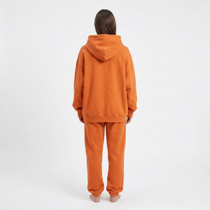 Conjunto de Sudadera con Capucha Extra Grande y Pantalones Deportivos para Mujer, Traje Deportivo Informal de Dos Piezas para Otoño e Invierno - Product Image 2