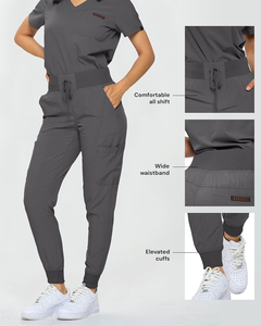 Vente en gros de blouses médicales unisexe en sergé de coton tricoté de haute qualité, sans couture, thermocollées, pour usage hospitalier, service OEM, Needle - Product Image 5