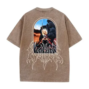 Camiseta de Hombre de Algodón de Alta Calidad, Lisa, Personalizada, al por Mayor, Proveedor de Ropa Urbana 2026 - Product Image 1