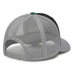 Gorra Trucker Negra y Verde con Malla Trasera, Ajustable, Cierre a Presión, Visera en Contraste, Transpirable, Ligera, con Bordado de Cadenas - Product Image 3
