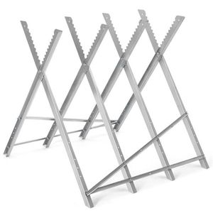 Heavy Steel Sawhorse for Added Stability and Support - Product Image 1