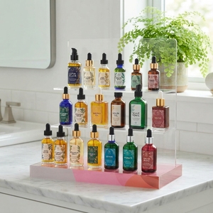 Retail Acrylic Product Showcase Stand Clear Counter <b>Display</b> Holder Acrylic Merchandising Rack - Product Image 3