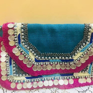 Sac bandoulière en jute tendance avec fermeture éclair, sac à bandoulière écologique pour femmes - Product Image 1