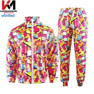 Chaqueta Cortavientos y Pantalones Jogger Oversize de Chándal Urbano para Hombre - Venta al por Mayor Directa de Fábrica - Product Image 2