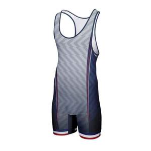 Wholesale Custom Design Wrestling Singlet Breathable Wrestling Uniform For Club Teams And Individual Athletes Suit - Product Image 4