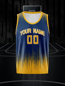Camiseta de Baloncesto Personalizada con Nombre y Número, Ropa Deportiva de Alto Rendimiento, Uniforme de Equipo, Secado Rápido, Poliéster Transpirable - Product Image 6