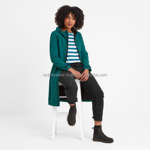 Vente chaude Deep Teal femmes Enya Softshell longue veste prix usine manches longues et coupe-vent femmes course vestes de plein air - Product Image 4