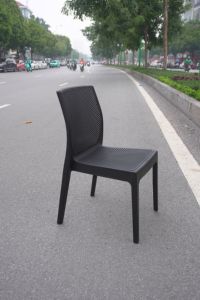 TM03 High Back Commercial Stackable Dining Chair | Heavy Duty 250kg Load PP <b>Plastic</b> <b>Mesh</b> Cafe Chair for Luxury Restaurant Event - Product Image 3