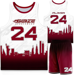 Tenues de basketball respirantes et écologiques en polyester sans couture, personnalisables par sublimation, pour équipes professionnelles. - Product Image 2