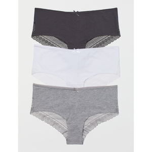 Culotte sexy en dentelle florale sans couture, séchage rapide, en Spandex/Coton, taille moyenne, grande taille, confortable, pour femme, usage quotidien - Product Image 1