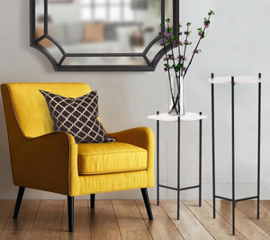 Modern Metal Console <b>Table</b> Decorative <b>Side</b> <b>Table</b> Handmade Iron Stand for Living Room Hotel - Product Image 6