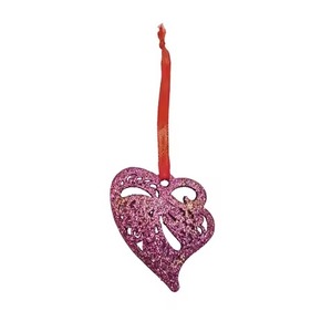 Décoration de Noël à suspendre pour arbre, maison, fête, décoration de vacances, pièce cadeau, pendentif en argent en forme d'angle - Product Image 5