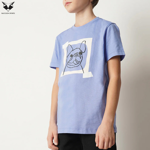 Camisetas Personalizadas para Niños, 100% Algodón, Suaves y Transpirables, de Manga Corta, con Diseños Gráficos, al por Mayor, Estilo Casual - Product Image 2