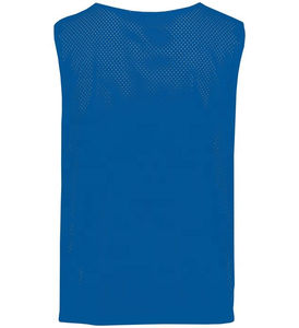 Maillot d'entraînement professionnel réversible grande taille pour football, avec logo personnalisé, sans manches, en maille, pour entraînement et matchs - Product Image 5