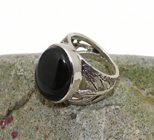 Bague en argent sterling 925 vintage avec labradorite, cadeau classique pour un usage quotidien, pour femmes et hommes - Product Image 4