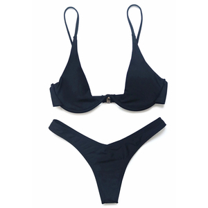 New Style 2k26 Womens Red Triangle Bikini Set Two Piece Swimsuit Adjustable String Halter Beach Swimwear Sexy Summer Bathing - Product Image 1
