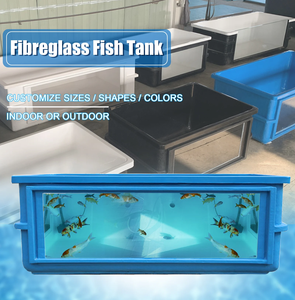 Piscina Rectangular de Fibra de Vidrio FRP Ecológica para Acuicultura con Ventana de Visualización de Vidrio, Venta al por Mayor de Fábrica - Product Image 3