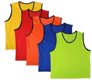 Chaleco de Entrenamiento de Fútbol Unisex Promocional 100% Poliéster al por Mayor Personalizado Transpirable con Serigrafía de Malla de Secado Rápido - Product Image 6