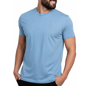 T-shirts en gros, coton uni, impression de logo personnalisé, fournisseur OEM, faible MOQ - Product Image 2