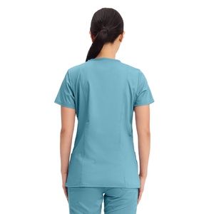 Blouse médicale légère pour femmes, uniforme de clinique, vêtements de santé, personnalisable, OEM, marque privée, fournisseur d'usine - Product Image 5