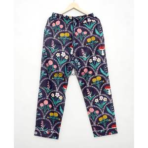 Conjunto de Pijama de Algodón Transpirable, Camisa de Pijama Larga, Ropa para Fiesta Nupcial, Conjunto de Pijama Cómodo, Traje de Dormir Floral, Ideal para el Verano - Product Image 2