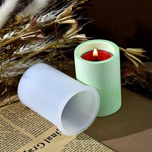 Portavelas de Resina Ecológico Hecho a Mano, Decoración Festiva Navideña para el Hogar y el Jardín, Regalo - Product Image 1