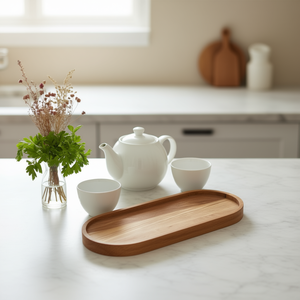 Luxury Printed Wooden Serving Tray for Breakfast Tea Coffee Snacks Decorative <b>Kitchen</b> Tray - Product Image 3