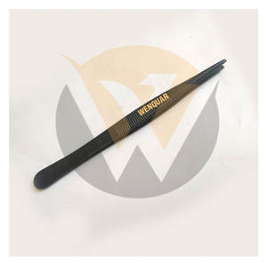 New Arrival Competitive Price 18 cm <b>Micro</b> Tissue Forceps Black Fine Tip Microsurgical Instrument - Product Image 6