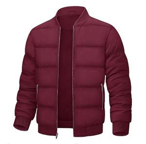 Chaqueta de Invierno Acolchada de Diseño Personalizado de Última Tendencia, Chaqueta de Hombre con Cierre Completo y Estilo Urbano Lavado, a Precios de Mayoreo - Product Image 1