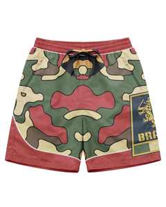 Chaqueta con cremallera y estampado de camuflaje para hombre, estilo urbano, manga larga, cuello alto, otoño 2026, con logo frontal, conjunto corto. - Product Image 3