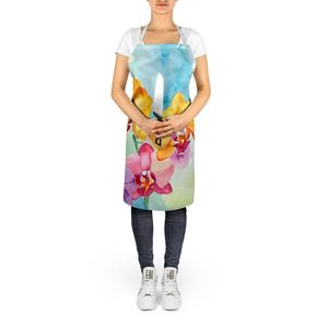 Unisex Large Multicolor Watercolor Orchids <b>Apron</b> for Adult Women and <b>Men</b> in Kitchen Baking Crafts Gardening Server <b>Cooking</b> - Product Image 5