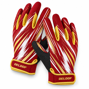 Guantes Deportivos Personalizados OEM para Hombre y Jóvenes, Transpirables, de Tela Elástica, Antideslizantes, con Palma de Agarre Adhesivo de Poliéster - Product Image 1