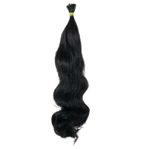 Extensiones de Cabello Humano Remy Temple, Color Negro Natural, Textura Rizada, Doble Trama - Product Image 6