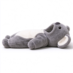 Combinaison koala en peluche unique pour bébé, barboteuse koala, tenue bébé en peluche, combinaison à capuche koala, costume animal pour nouveau-né - Product Image 2