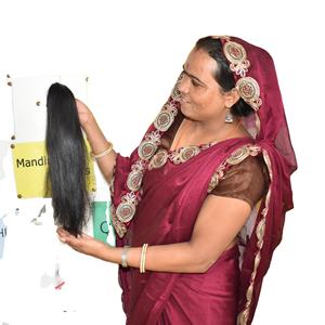 Extensiones de cabello liso negro sedoso sin químicos Remy Tengle 100%, cabello humano vietnamita largo de 8-32 pulgadas - Product Image 5