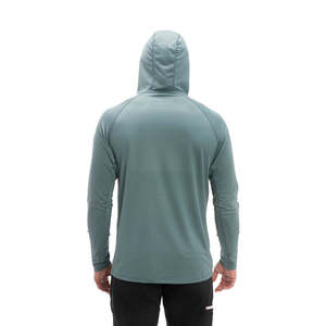 High Quality <b>Lightweight</b> Outdoor Sport Active Fit Breathable UPF 50+ Men's Sun Defense Fishing <b>Hoodie</b> - Product Image 3