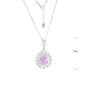 เครื่องประดับแฟชั่นต่างหูห้อย CZ สีเหลืองสำหรับผู้หญิง - Product Image 3