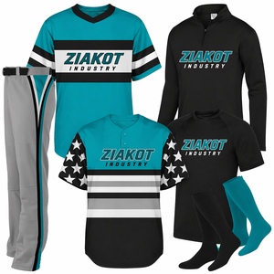 Wholesale Men Blank Softball Pants Baseball <b>Polyester</b> Youth Men's Baseball Jerseys Baseball Set Sublimated Baseball Jersey Pant - Product Image 6