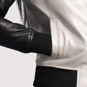 Wholesale Women's Genuine Leather Winter <b>Quilted</b> <b>Jackets</b> with Zipper Front Solid <b>Pattern</b> Printed Design-Hot Selling Stylish - Product Image 6