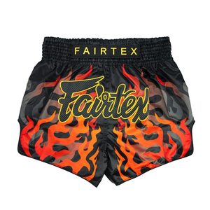 Pantalones Cortos de Muay Thai Personalizados al por Mayor, de Satén, para Kickboxing y Boxeo, 100% Poliéster, de Secado Rápido, Elásticos y Transpirables - Product Image 1