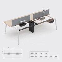 Table de conférence exécutive moderne et réglable, bureau modulaire de luxe, structure en fer et aluminium, installation facile, garantie 10 ans