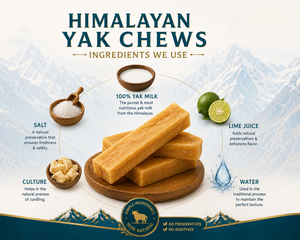 Golosinas Masticables Suaves de Leche de Yak del Himalaya Premium para Perros y Gatos - Altos en Proteínas, Sin Granos, Favorecen la Salud Dental y el Sistema Inmunológico - Product Image 4