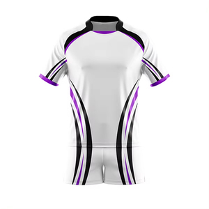 Tenue de rugby 100 % polyester pour homme – Écoresponsable, antibactérienne, respirante, personnalisable, séchage rapide, faible MOQ - Product Image 5