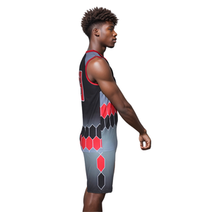 Uniformes de Voleibol Sublimados con Logotipo Personalizado al por Mayor, Conjuntos de Camisetas y Pantalones Cortos de Voleibol Transpirables de Secado Rápido para Hombre y Mujer - Product Image 3